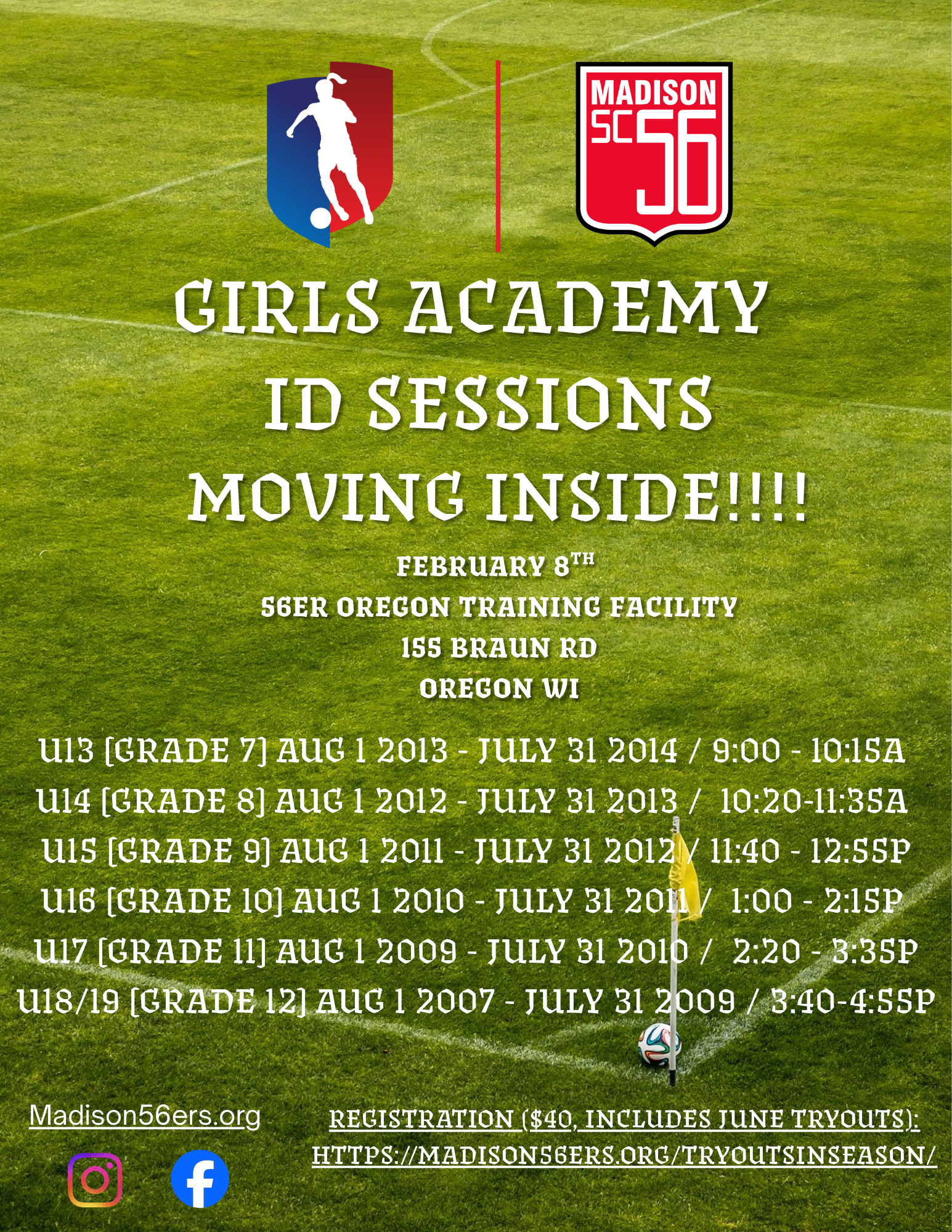 Girls Academy ID Camp