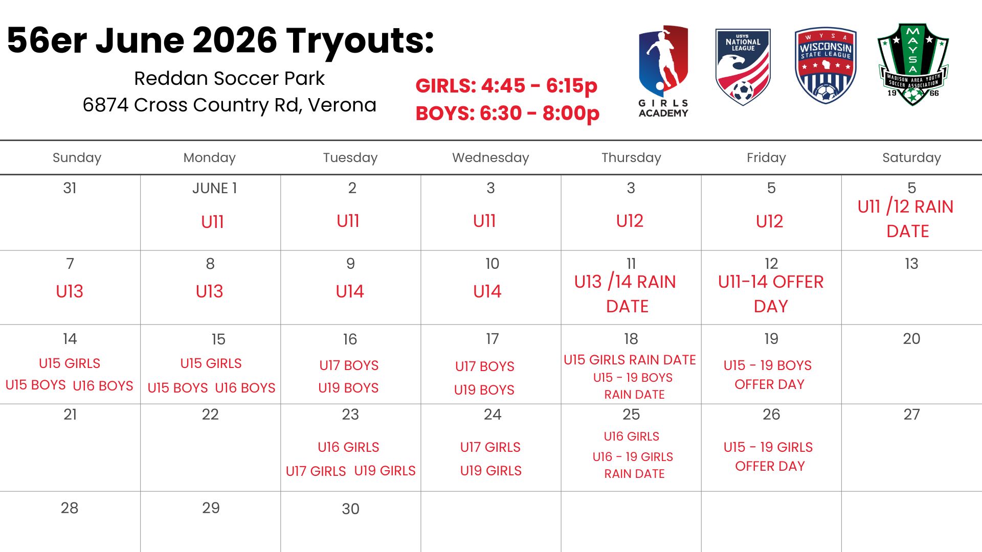 Modern Minimalistic Monthly Planner June 2026 Calendar